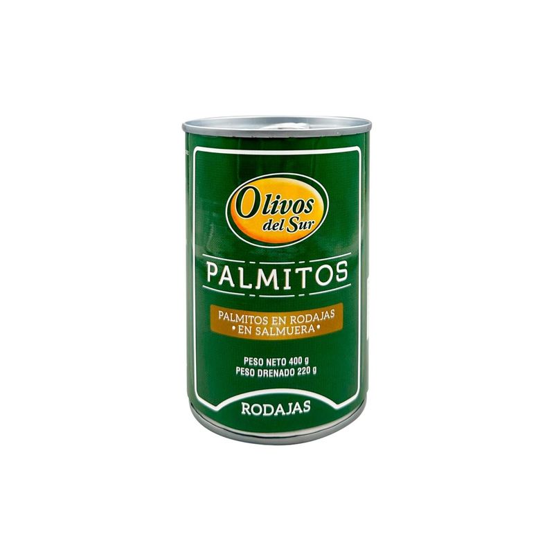 OLIVOS DEL SUR - Palmito en Rodajas Olivos del Sur Lata 400 g