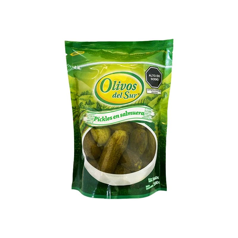 OLIVOS DEL SUR - Pepinillos Enteros Olivos del Sur Bolsa 850 g