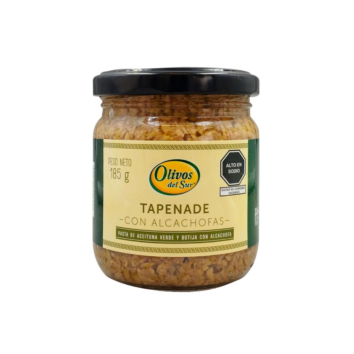 OLIVOS DEL SUR - Tapenade Olivos del Sur con Alcachofas Envase 185 g