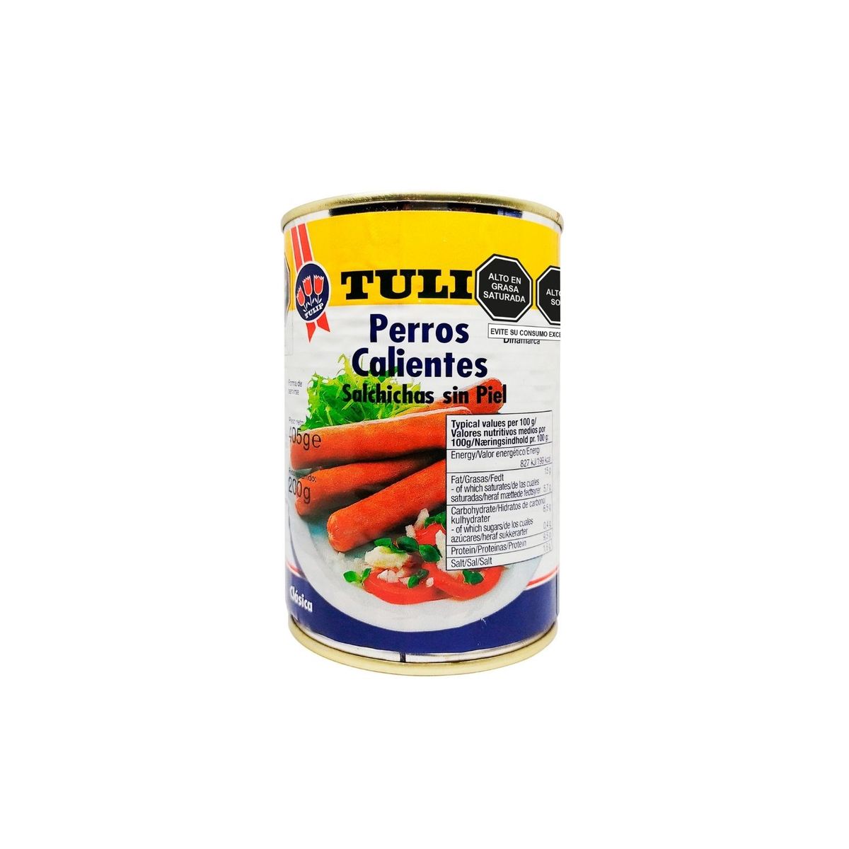 TULIP - Hot Dog Tulip Sin Piel Lata 200 g