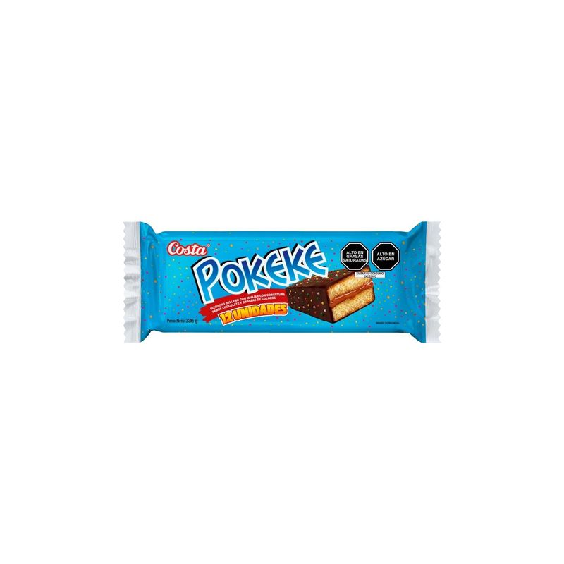 COSTA - Bizcocho Costa Pokeke Pack 12 Und