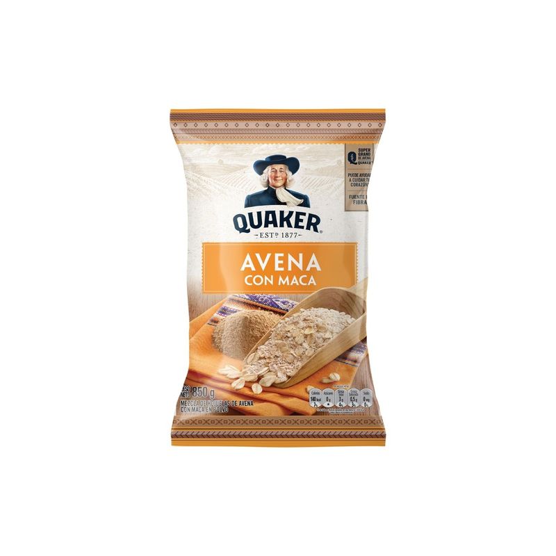 QUAKER - Avena Quaker con Maca Bolsa 850 g