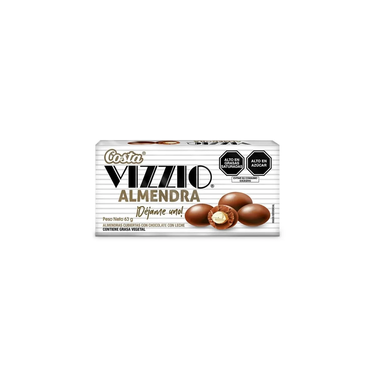 COSTA - Chocolate Vizzio Almendra Caja 63 g