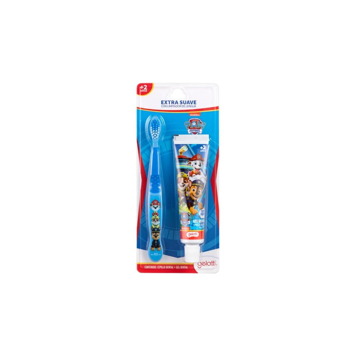 GELATTI - Cepillo Gelatti Paw Patrol +  Gel Dental 50 mL
