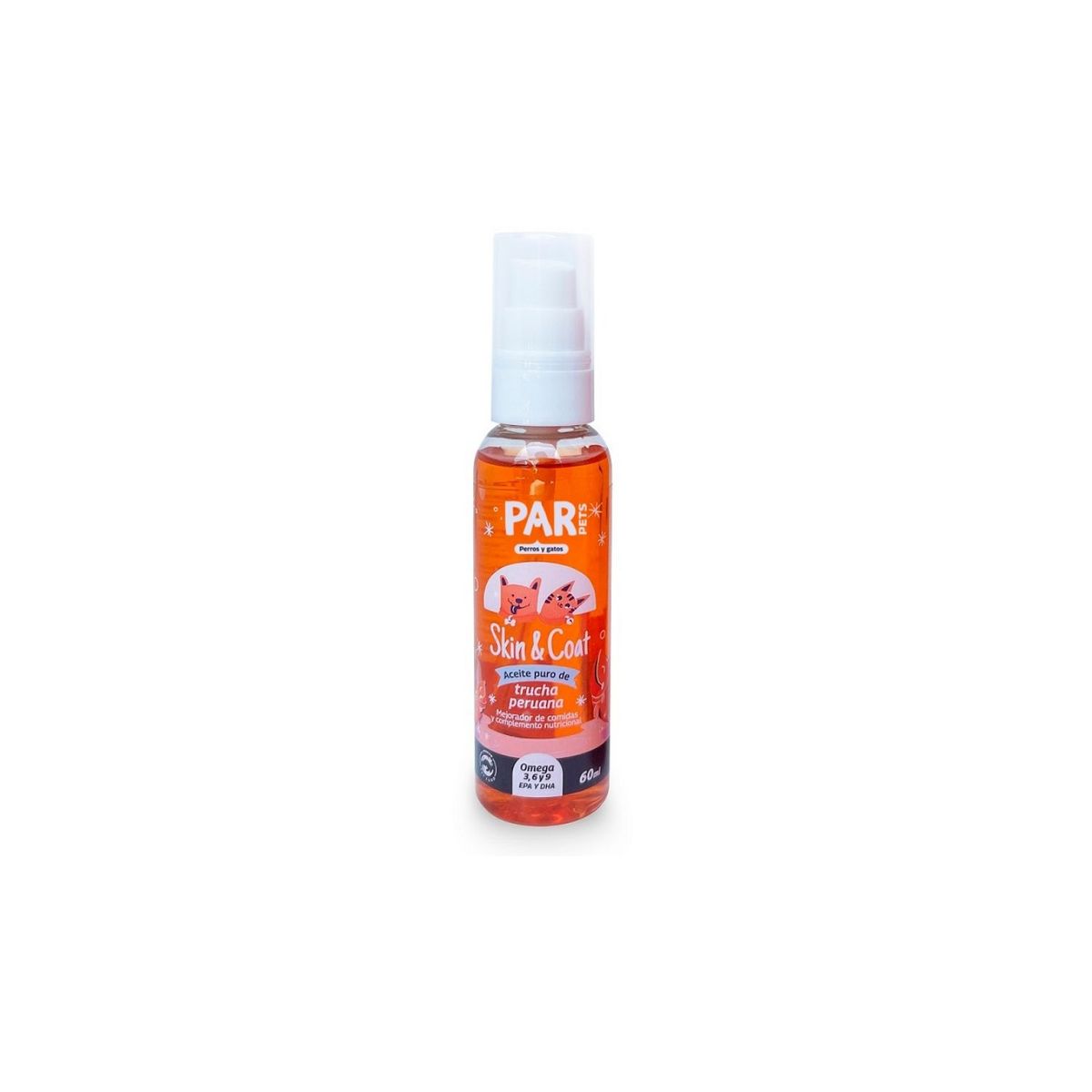PAR PETS - Aceite de Trucha para Gatos Par Pets Botella 60 mL