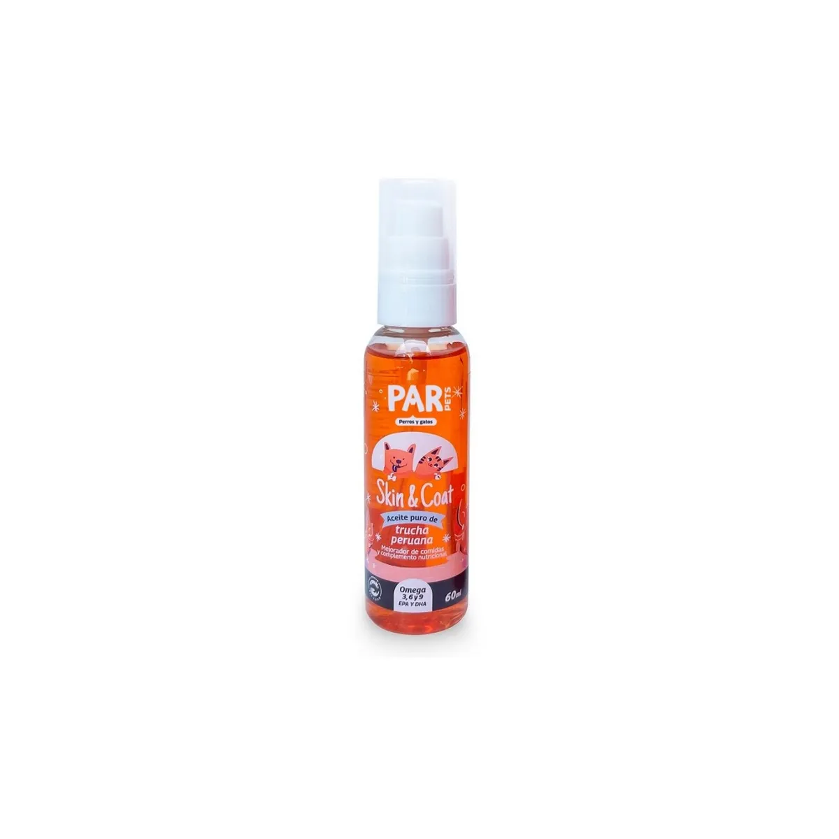 PAR PETS - Aceite de Trucha para Gatos Par Pets Botella 60 mL