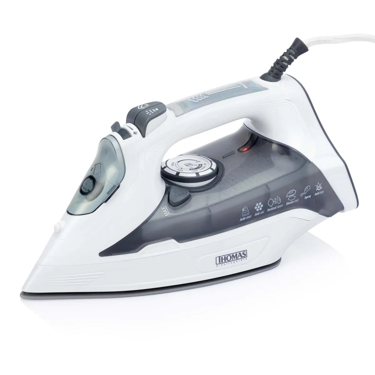 THOMAS - Plancha 2200W Ceramica BLGris