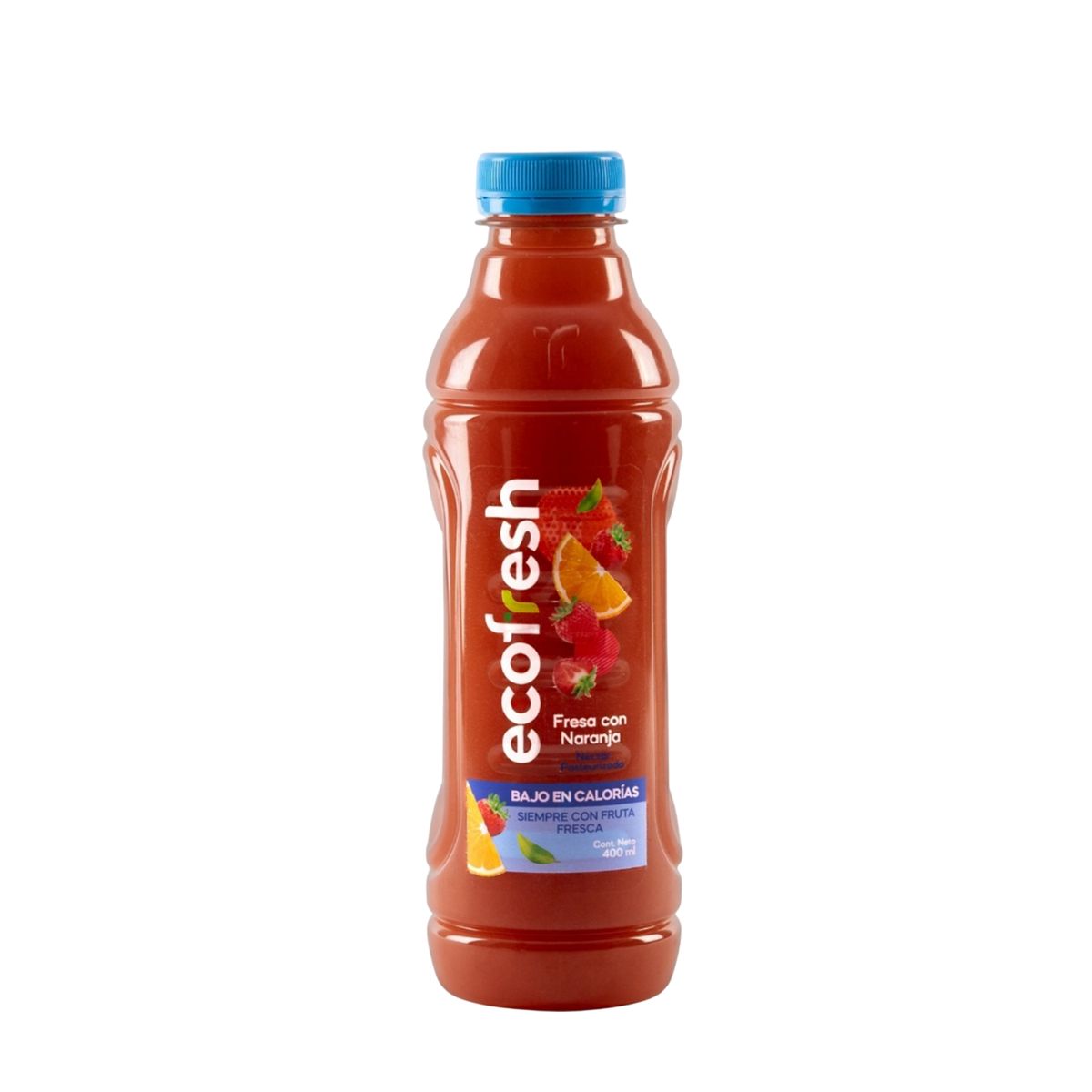 ECOFRESH - Néctar Fresa Naranja 400 mL