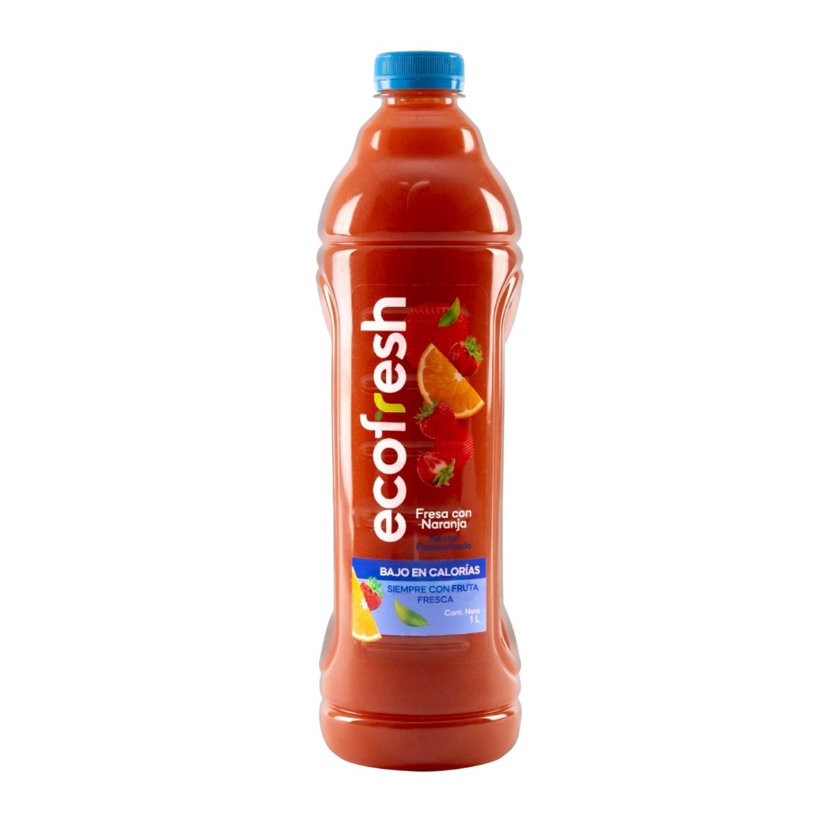 ECOFRESH - Néctar Fresa Naranja 1 L