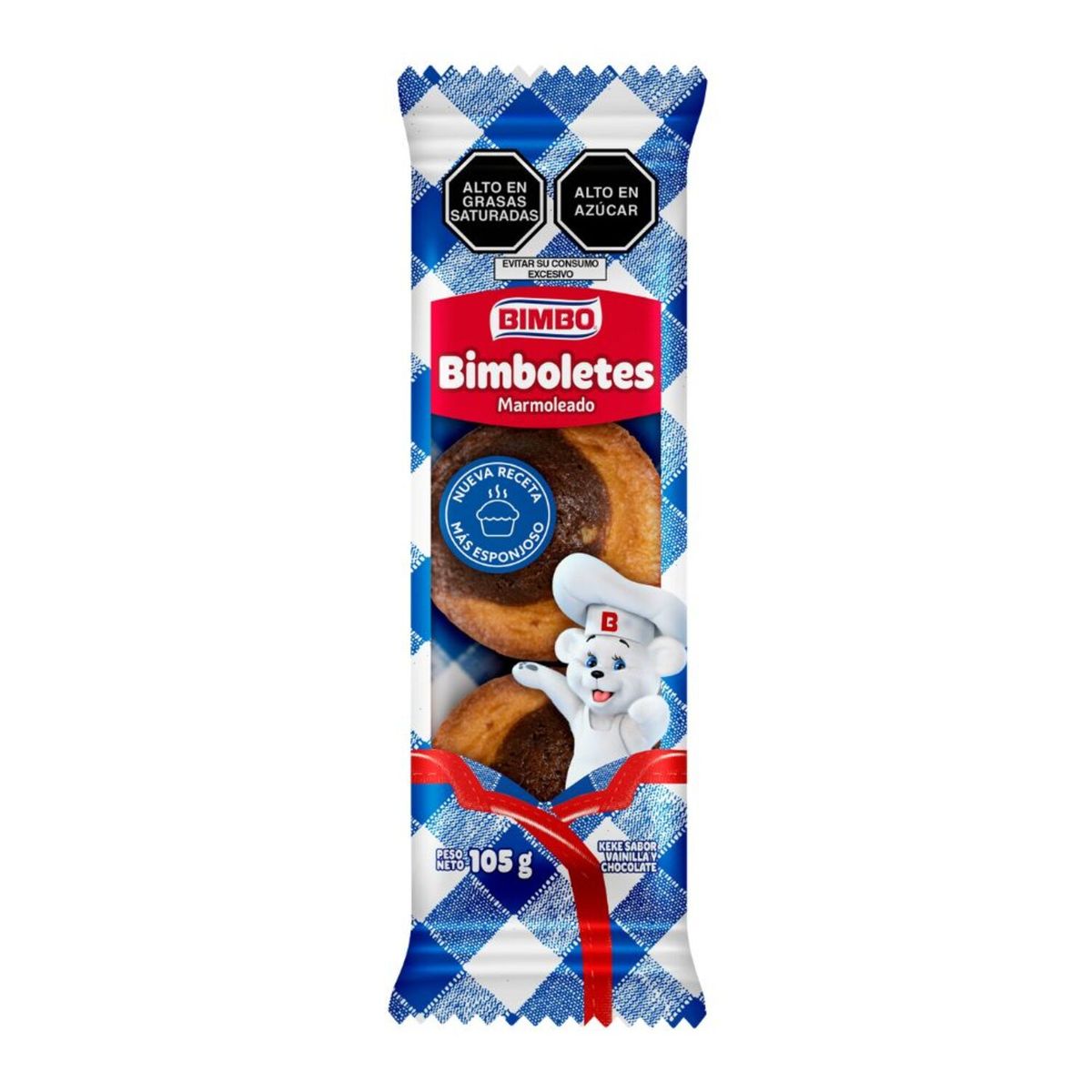 BIMBO - Kekitos Bimboletes Marmoleado Bolsa 105 g