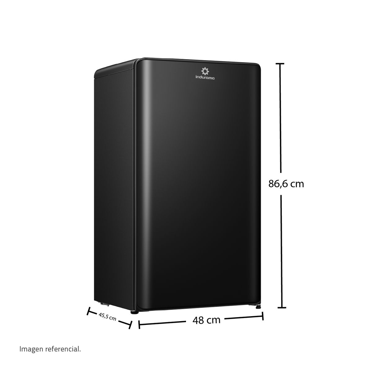 INDURAMA - Frigobar 90 Litros Negro