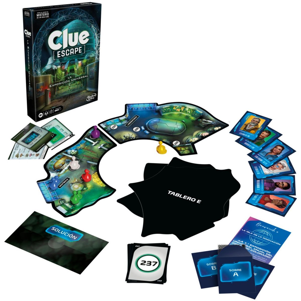 HASBRO GAMING - Juego de Mesa Clue Escape La Exposición Universal