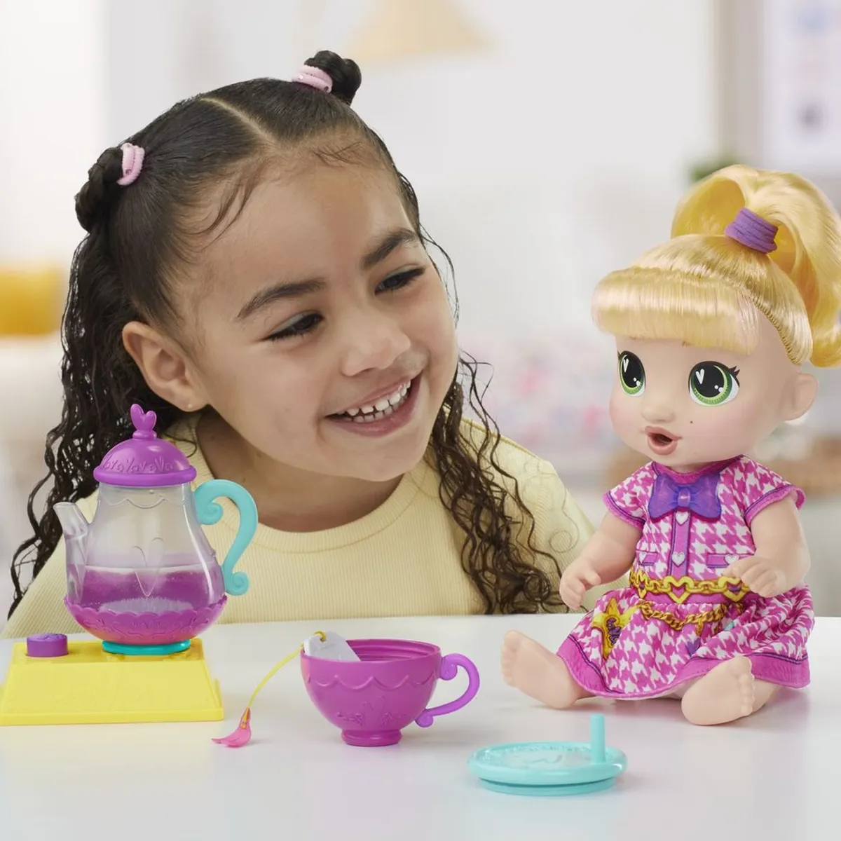 BABY ALIVE - Muñeca Baby Alive Lala Bubbly Tea Party