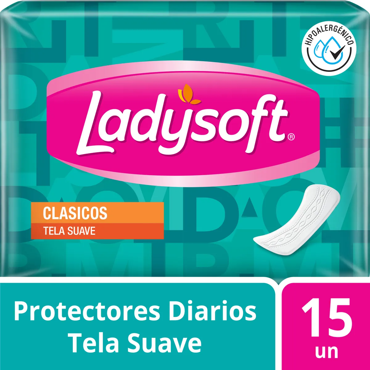 LADYSOFT - Protectores Diarios Ladysoft Clásico Empaque 15 Und
