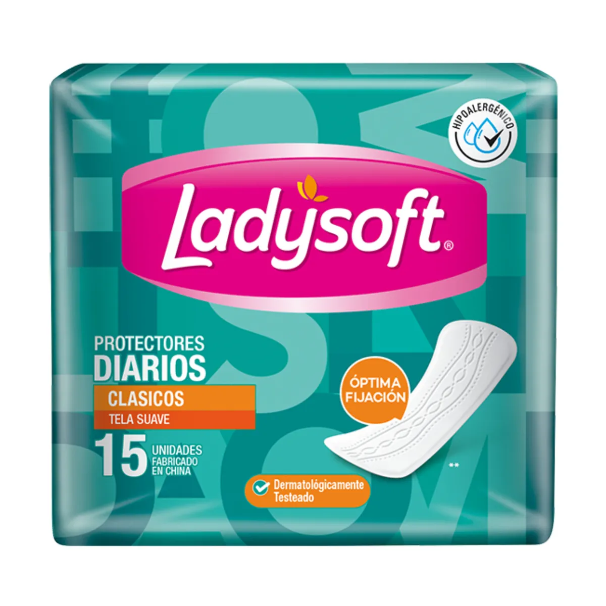 LADYSOFT - Protectores Diarios Ladysoft Clásico Empaque 15 Und