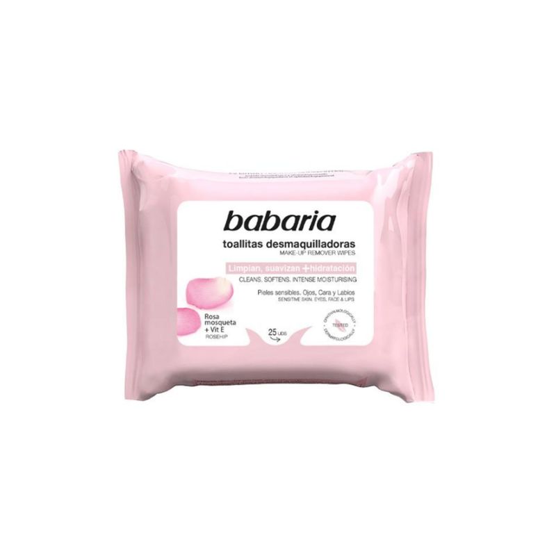 BABARIA - TOALLITAS DSMAQUILLDRS MOSQT BABARIA 25U