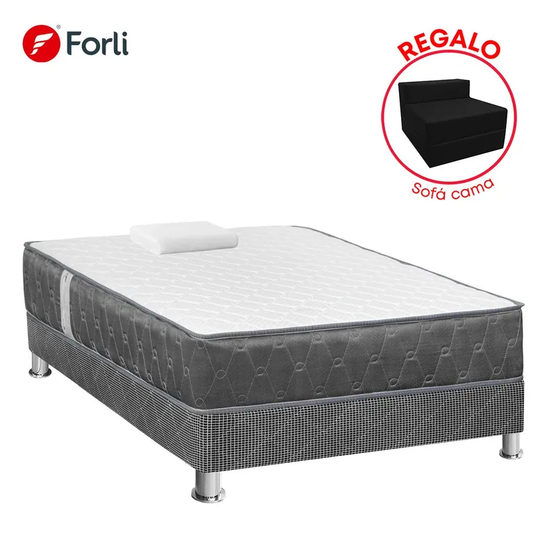 Forli - CAMA AMERICANA ACQUA 1.5PLZ+SOFA CAMA