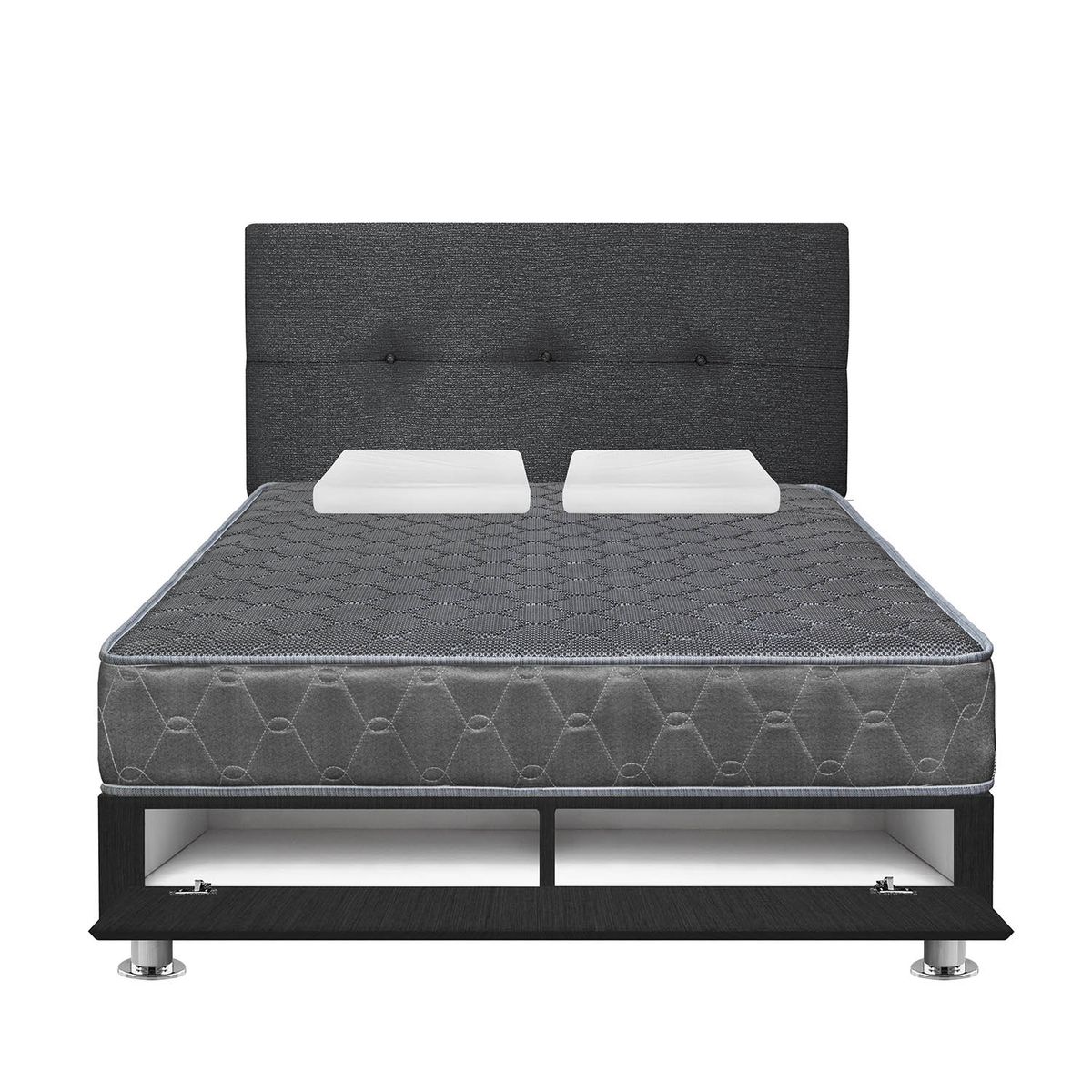 FORLI - Dormitorio Sabanera Acqua Gris 2Plz+Sofa Cama