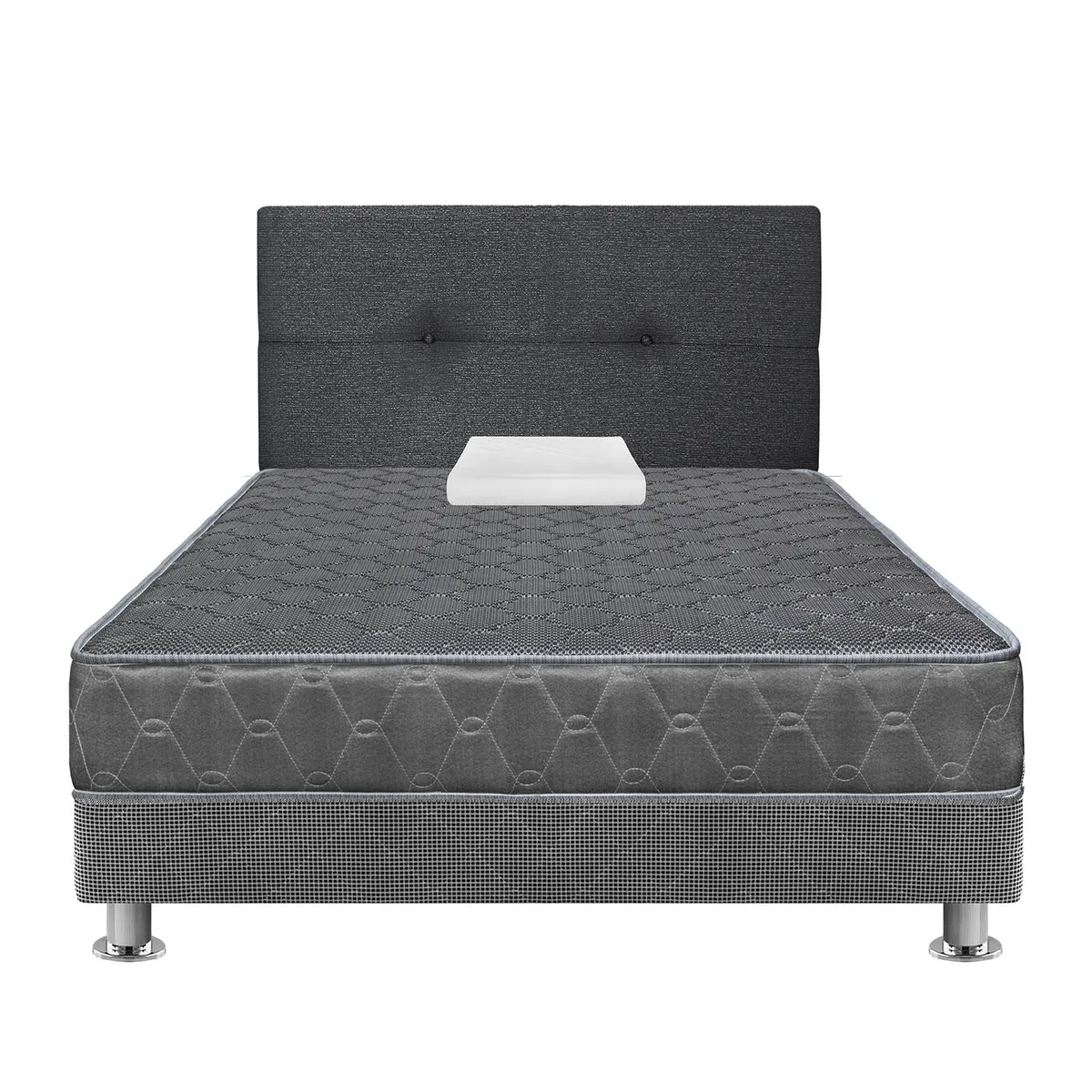 FORLI - Dormitorio Acqua Gris 1.5Plz+Sofa Cama