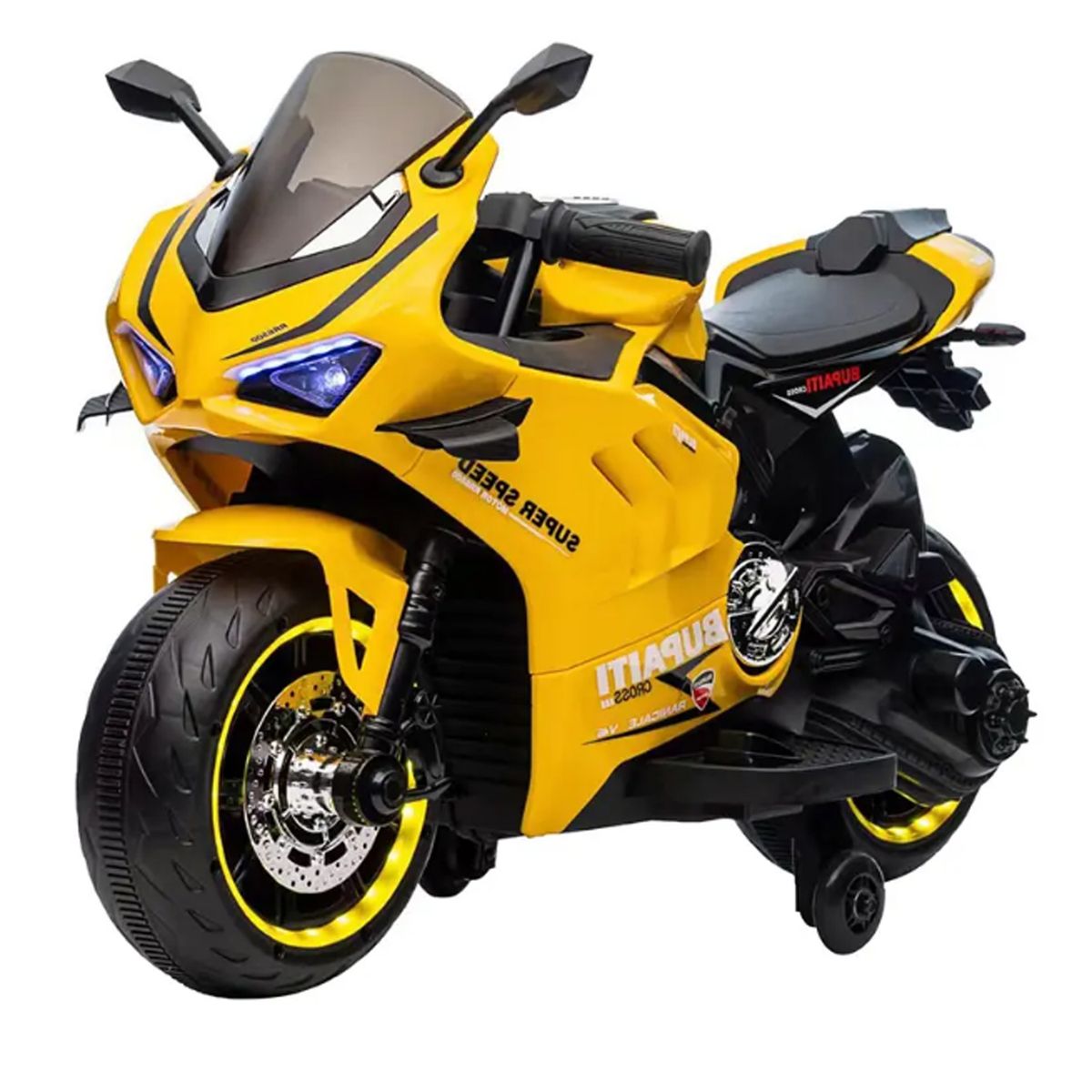 KING BABY - Moto Amarilla 105 cm