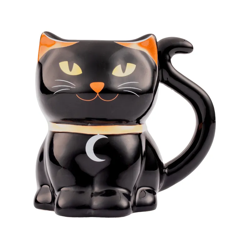 Casa Joven - Taza Mug Gato Mala Suerte Spooky Halloween