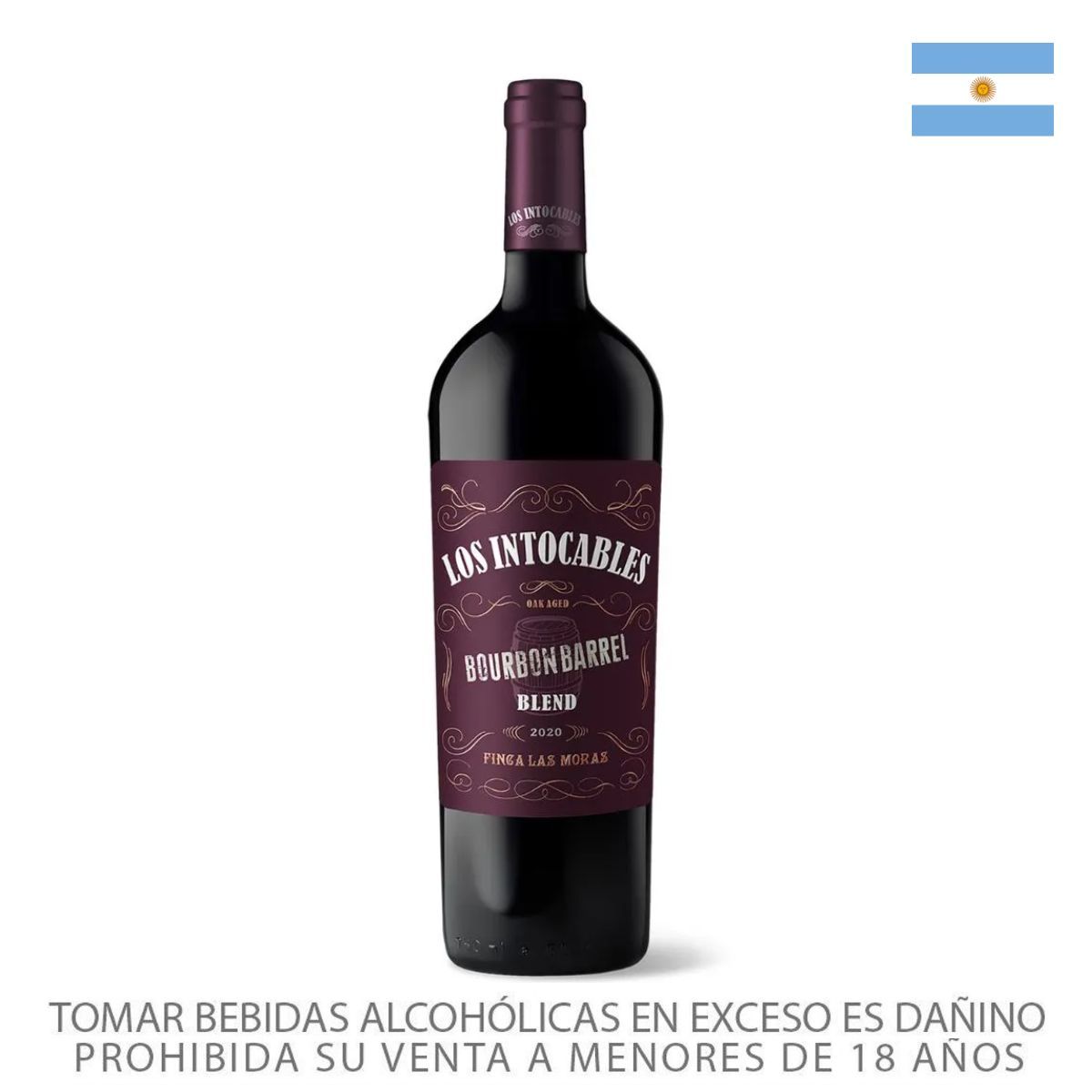 LAS MORAS - Vino Los Intocables Blend Botella 750 mL