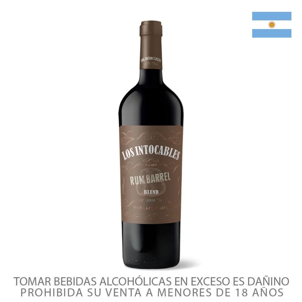 LAS MORAS - Vino Los Intocables Rumbarrel Botella 750 mL