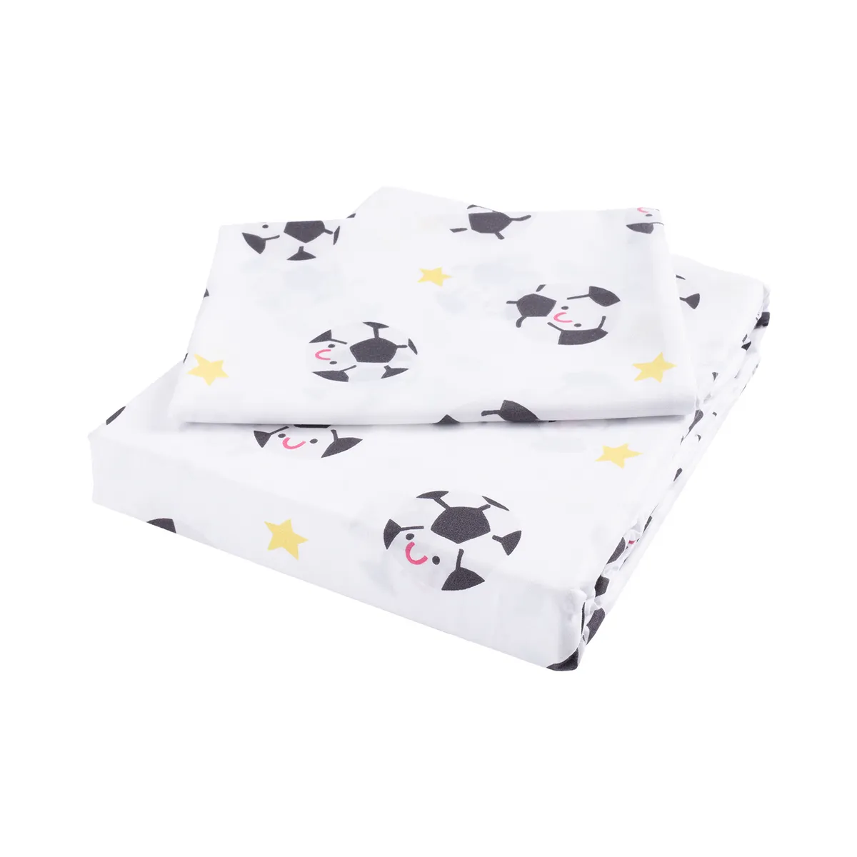 PRECIO UNO - Juego de Sábanas Infantil Fútbol Pu 1.5Plz