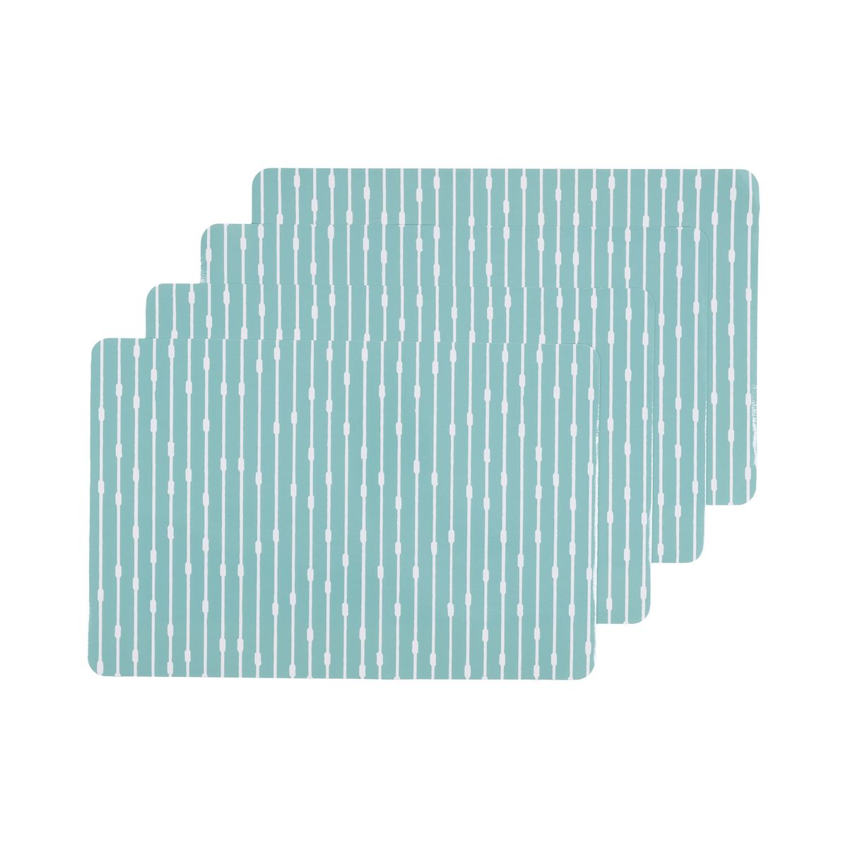 PRECIO UNO - Pack X 4 Individual Pvc Pu Aqua