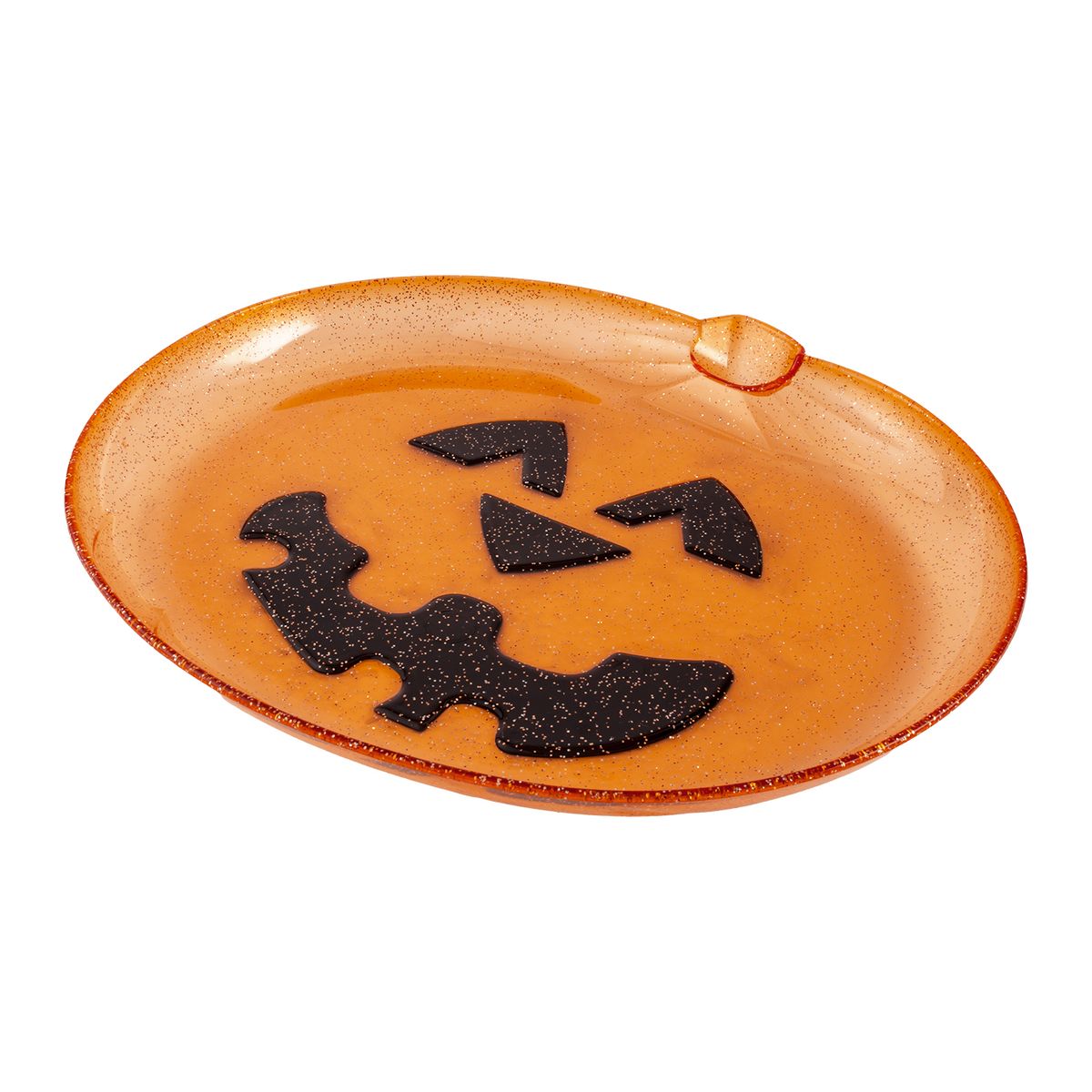 Casa Joven - Fuente Plástico Calabaza Spooky Halloween Naranja 32x28