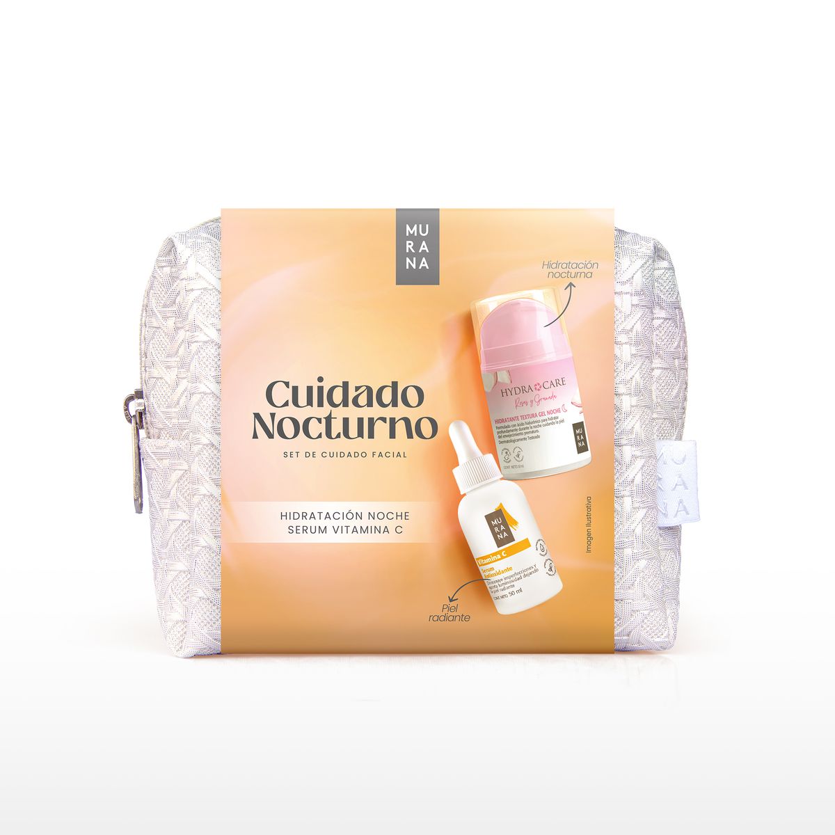 MURANA - Set Facial Murana Nocturna Hidratante Noche 50 mL + Sérum Vitamina C 50 mL