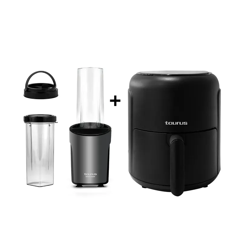 TAURUS - Combo Licuadora Shake Away 2.0 Freid Black Fr