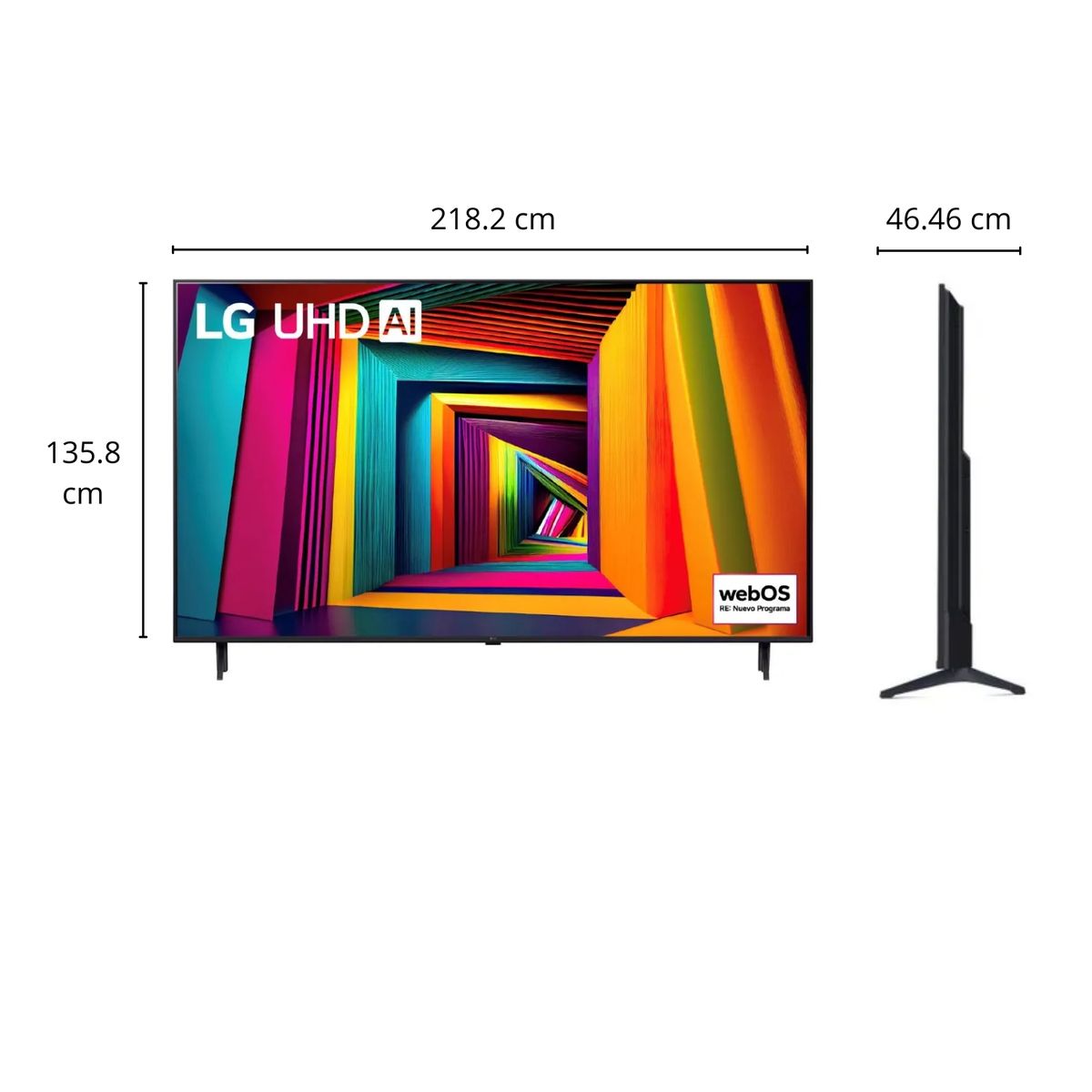 LG - Televisor LG UHD 98" 4K THINQ AI 98UT9050PSA