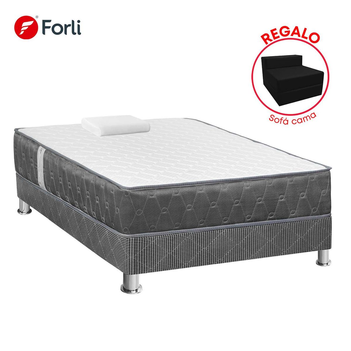 FORLI - Cama Americana Acq 1Plz+Sofa Cama