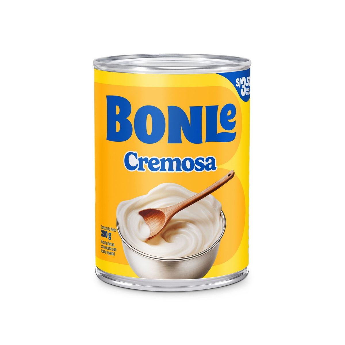 BONLE - Mezcla Láctea Bonlé Cremosa Lata 390 g