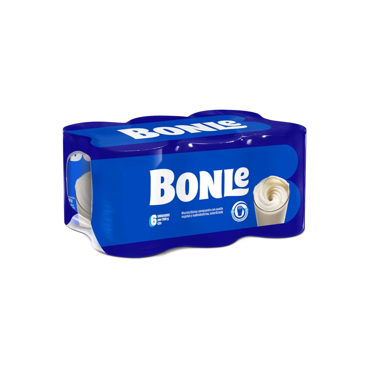 BONLE - Mezcla Láctea Bonlé Familiar Sixpack Lata 390 g