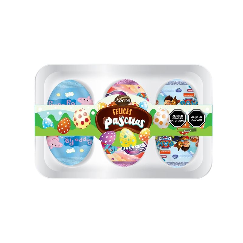 ARCOR - PORTA HUEVOS LICENCIAS 16X120G