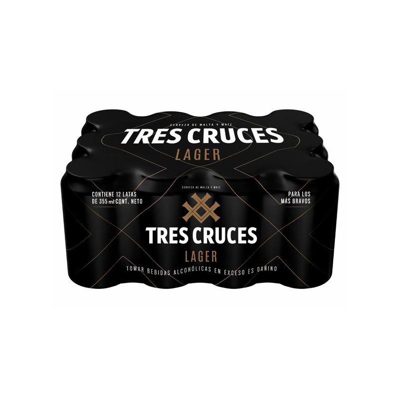 TRES CRUCES LAGER - 12PACK TRES CRUCES LIGHT LT X 355 ML