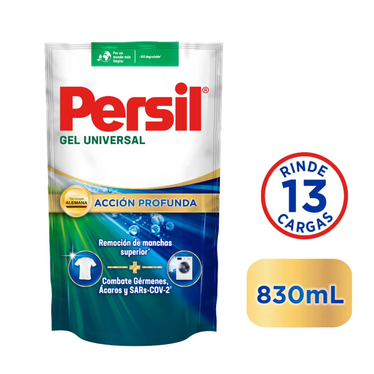 PERSIL - Detergente Líquido Persil Universal Doypack 830 mL