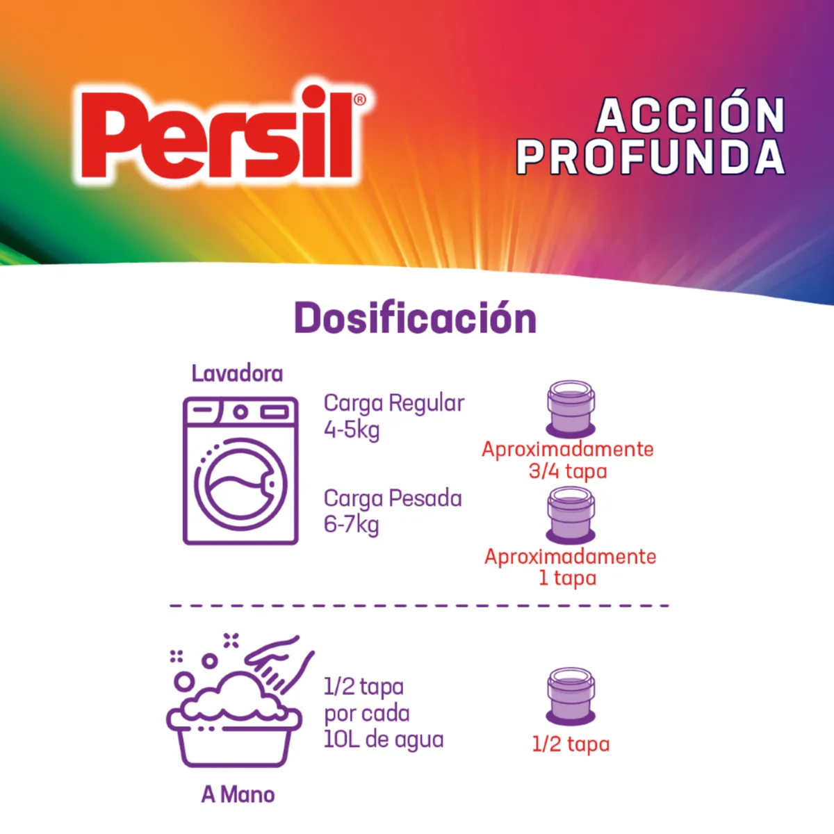 PERSIL - Detergente Líquido Persil Colores Vivos Doypack 830 mL
