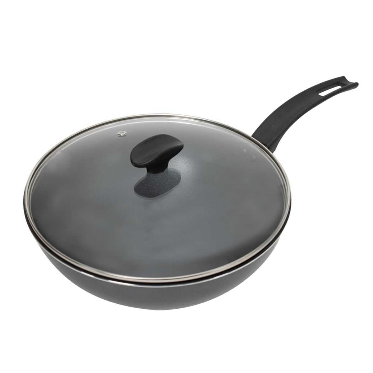 Ilko - Wok Ilko con Tapa Cool Gray 28 cm