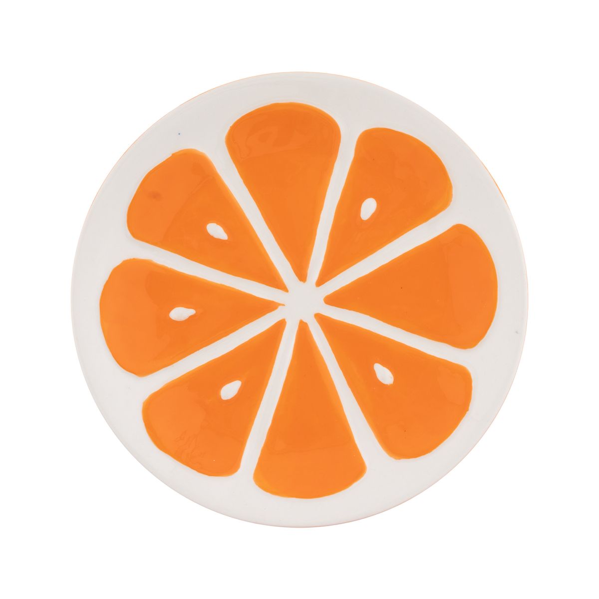 Casa Joven - Plato Naranja Mercadito 20 cm