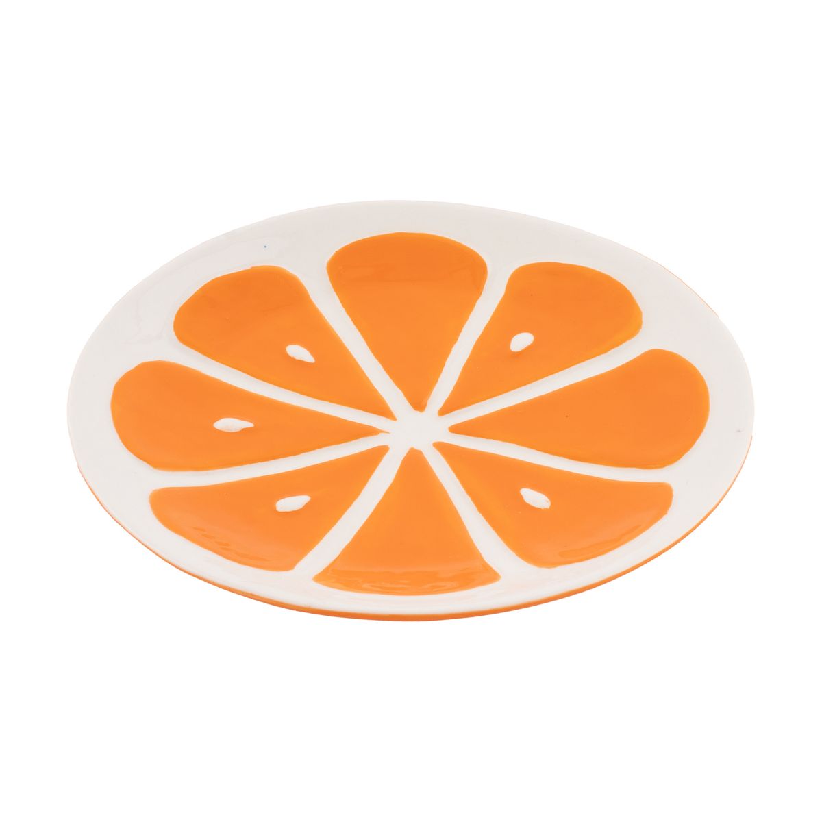 Casa Joven - Plato Naranja Mercadito 20 cm