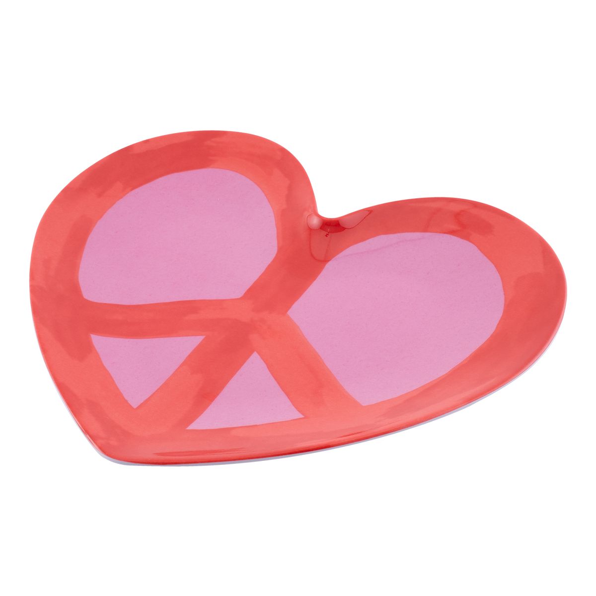 Casa Joven - Fuente Corazón Peace And Love 28 cm