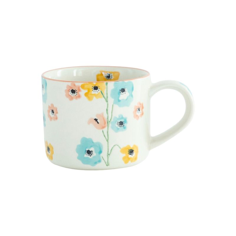 CASA JOVEN - Taza Mug Flores Para Amarte Bonito 400 mL