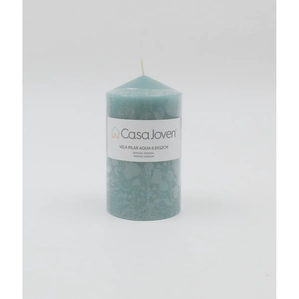CASA JOVEN - Vela Pilar Aqua 6.8 x 12 cm