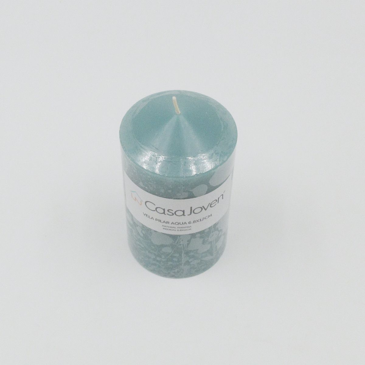 CASA JOVEN - Vela Pilar Aqua 6.8 x 12 cm