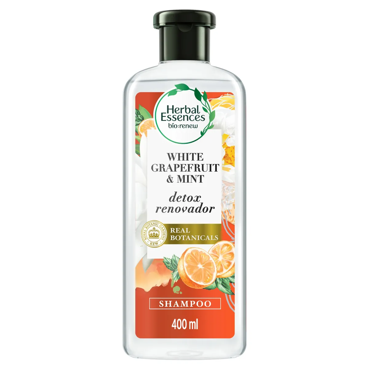 Herbal Essences - Shampoo Herbal Essences Bío:renew White Grapefruit & Mint Botella 400 mL