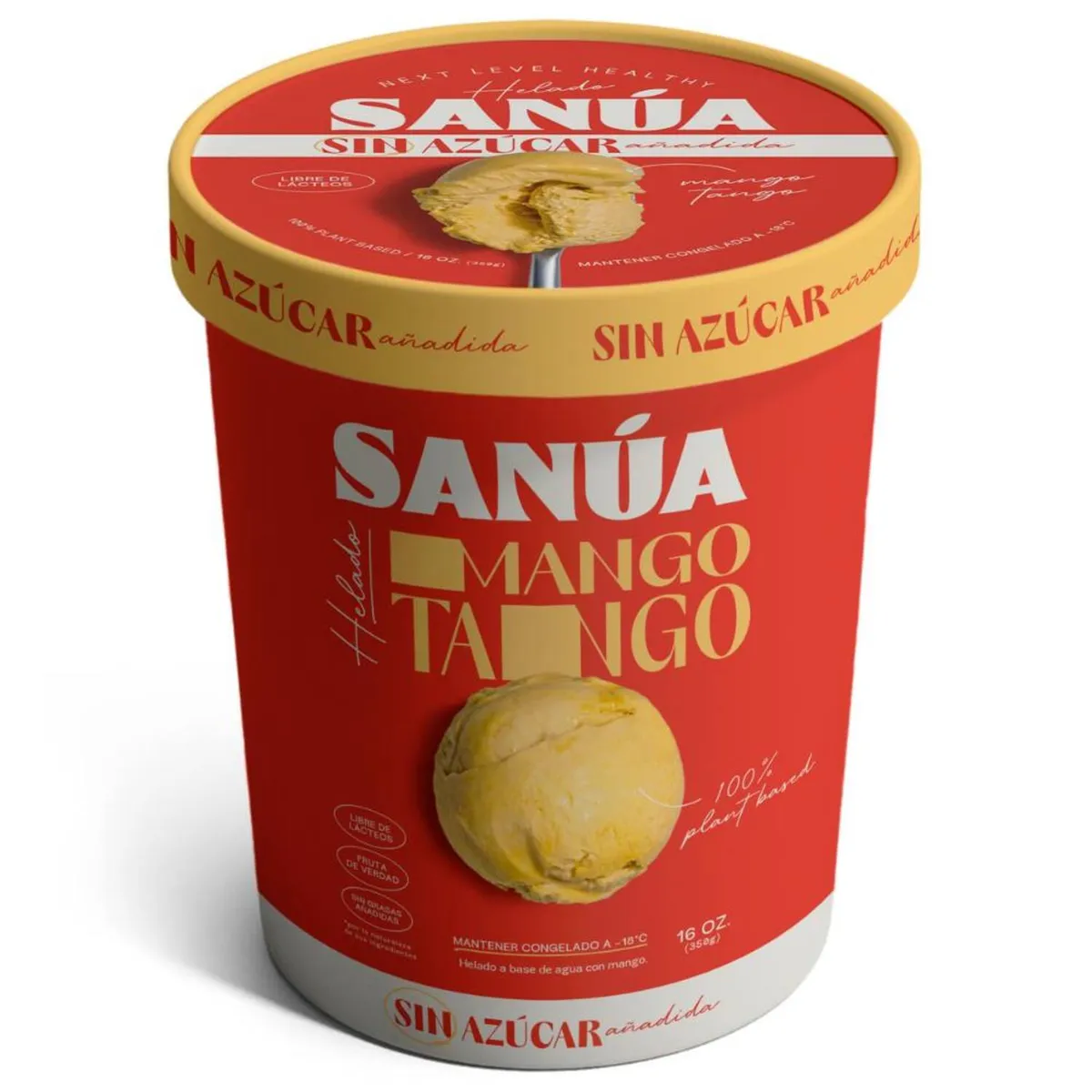SANUA - Helado Sanúa Sin Azúcar con Mango Pote 16 Oz