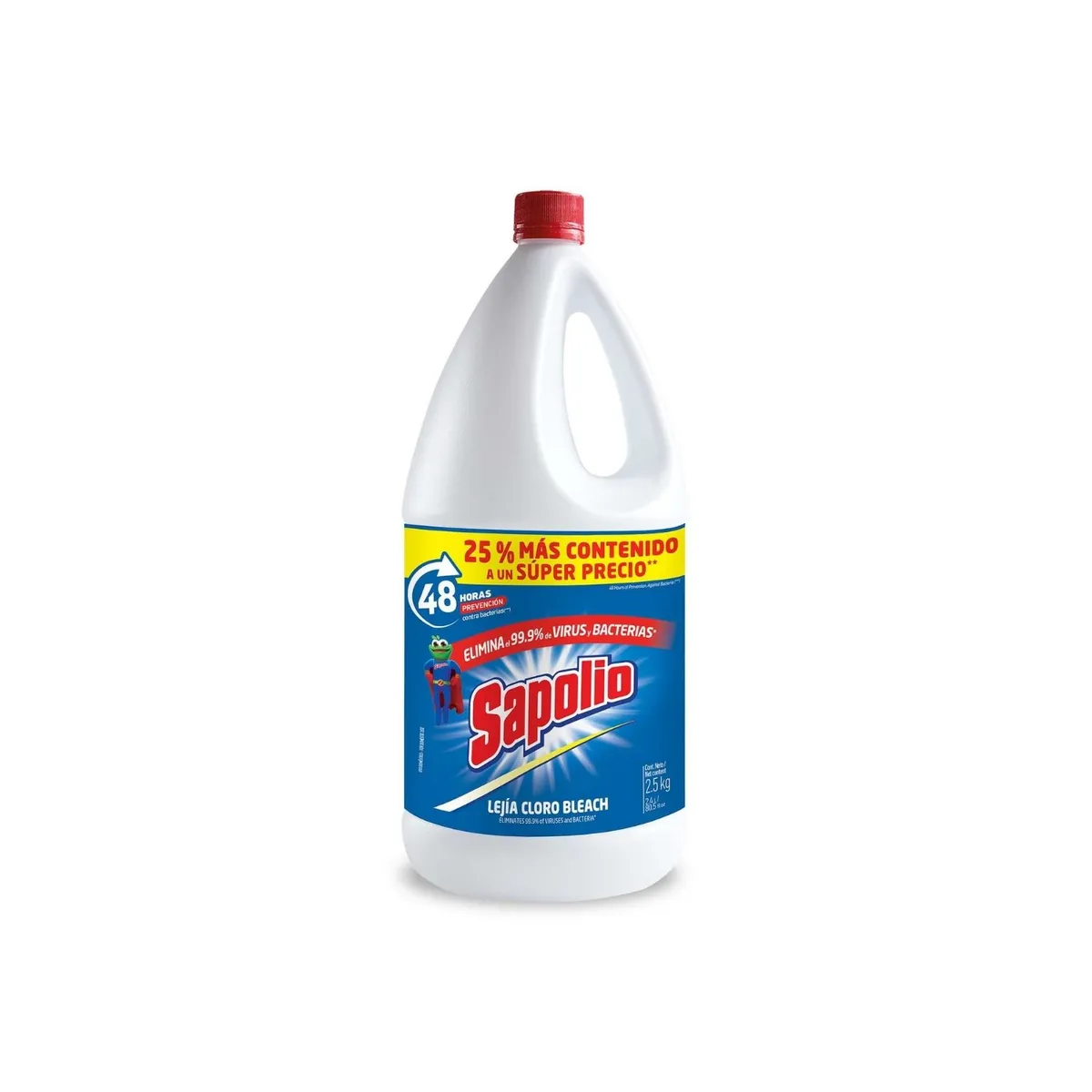 SAPOLIO - Lejía Sapolio Original Botella 2.5 Kg